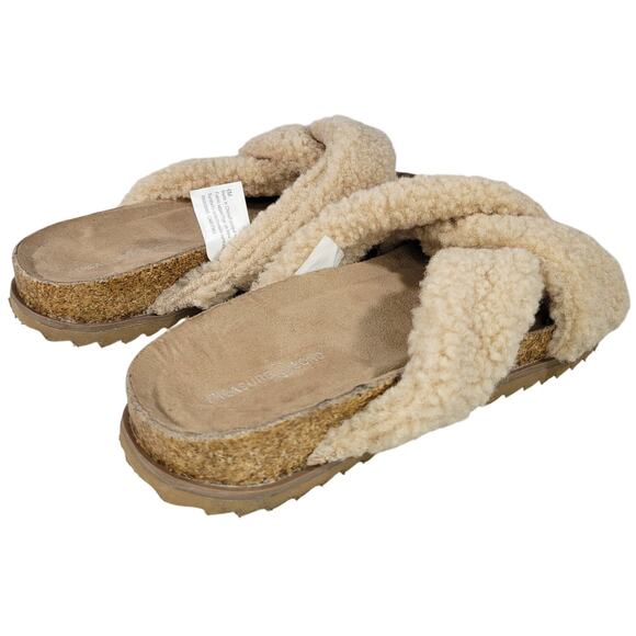 Treasure & Bond Davina Faux Shearling Slide 6M NWOT - Picture 8 of 15